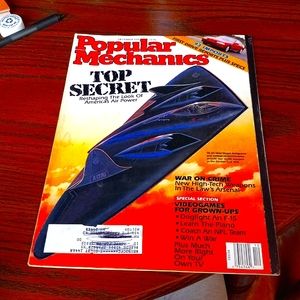 1991 popular mechanic top secret magazine